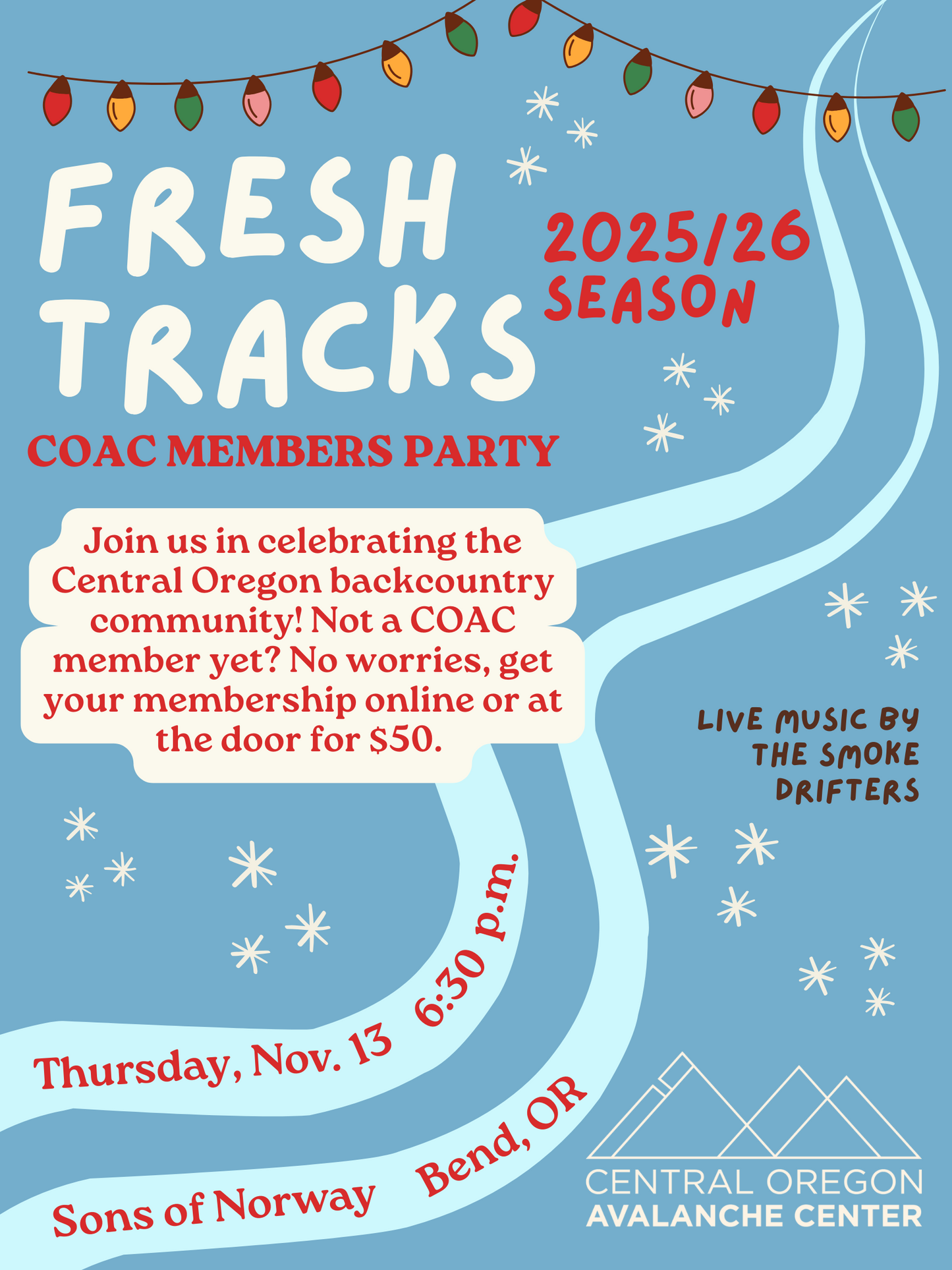 Fresh Tracks (November 13th, 2025) - Members Only