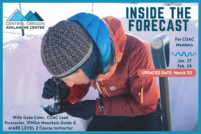 Inside the Forecast: A COAC Members' Series with COAC Lead Forecaster, Gabe Coler