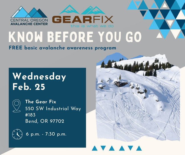 Know Before You Go at The Gear Fix